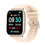 Bluetooth Smartwatch - Anrufe, Herzfrequenz- & Blutdruckmessung, Damen