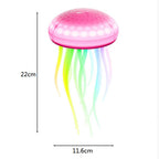 Voice-controlled Swimming Jellyfish Lamp Induction Luminous Ambience Light