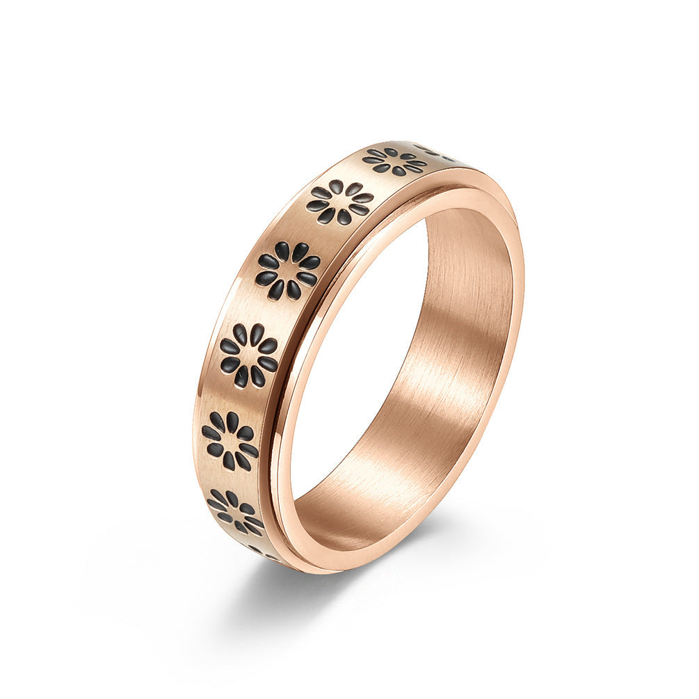 Sunflower Rotating Ring