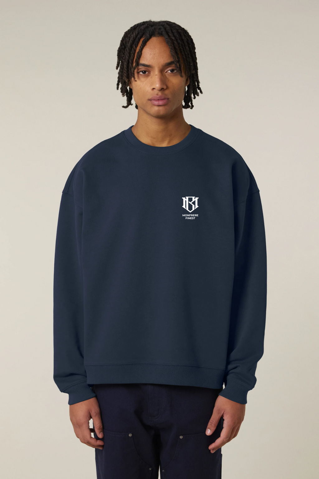 MONFRERE FINE Oversize-Rundhals-Sweatshirt