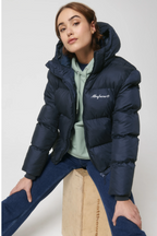 White Label Stick Unisex Oversized Steppjacke