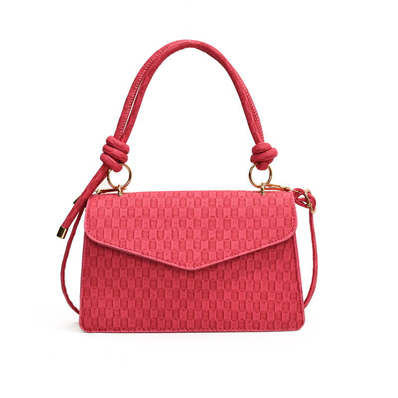 Sac à main mode femme à une épaule de couleur unie