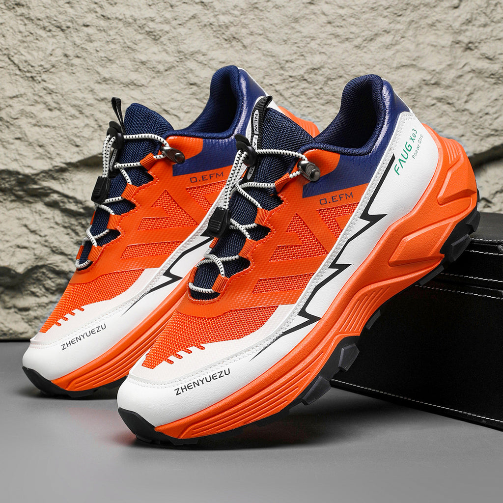 Herren Colorblock Sneaker Outdoor Freizeit Bergsteigen Wandern Lauf-Sportschuhe