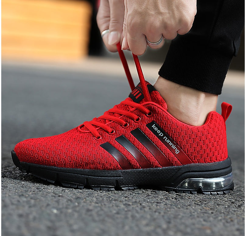 Chaussures de sport couple best-seller Chaussures de course respirantes en mesh pour hommes et femmes en extérieur Chaussures de sport de fitness et de jogging