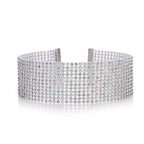 Mode Frauen Full Crystal Strass Choker Halskette Hochzeit Schmuck Choker Halsketten Für Frauen