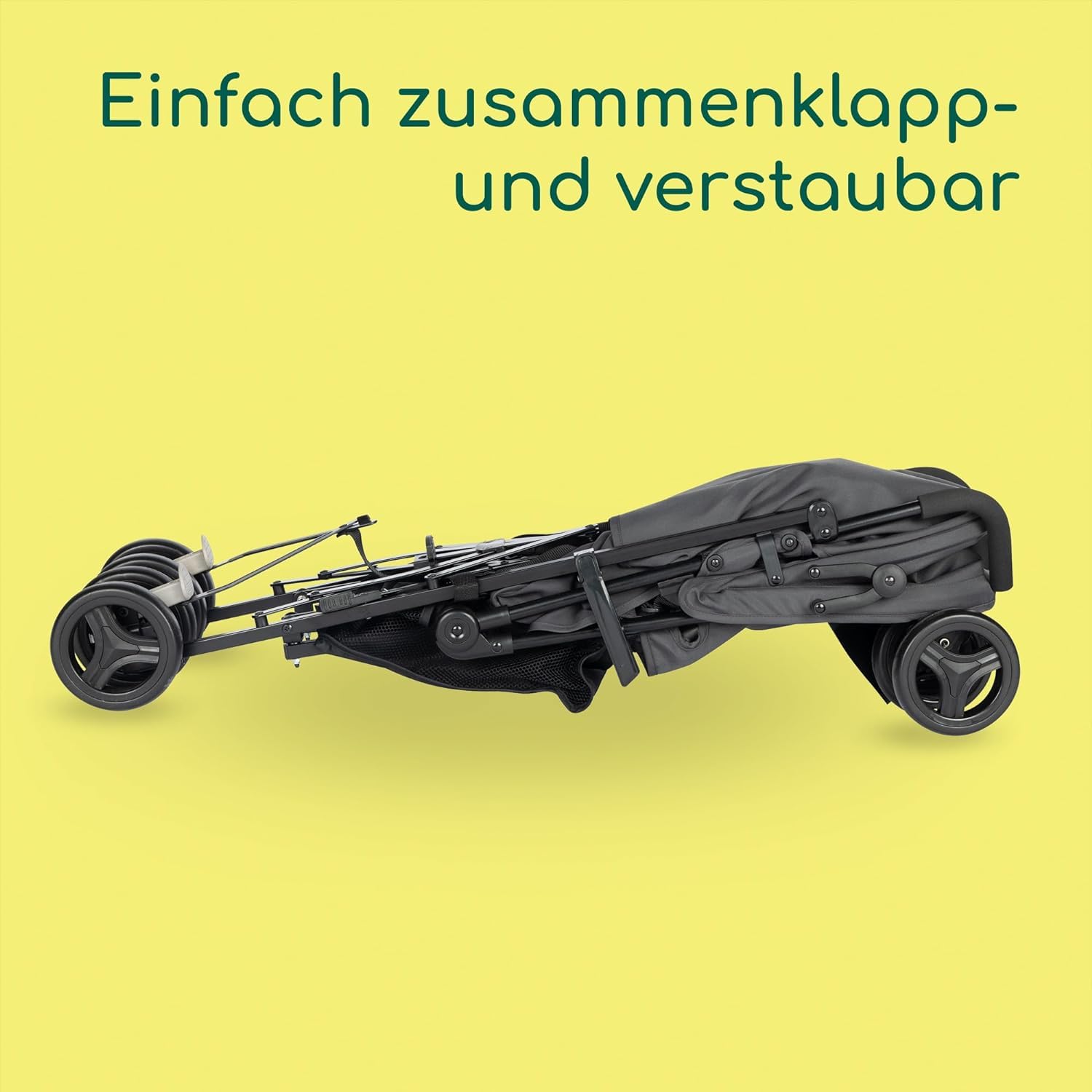 Bebeconfort Rainbow, Kinderwagen, Kompakt und Wendig, 6 Monaten bis 4 Jahre, bis zu 22 kg, Mineral Graphite