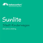 Bebeconfort Zephir, kompakter Baby Kinderwagen, 0–4 Jahre (bis zu 22 kg), leichter Reise Buggy (4,5 kg), in Kabinengröße, flacher und verstellbarer Sitz, Aufbewahrungskorb, Mineral Green