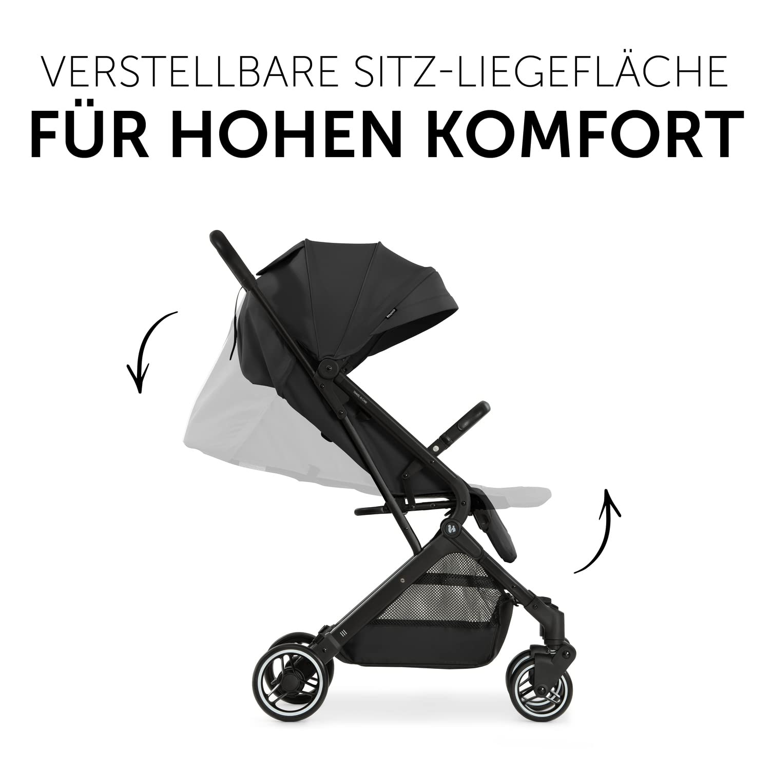 Hauck Travel N Care Dark Olive Kinderwagen – Leichter Reise Buggy für Kinder ab Geburt bis 22 kg mit Liegefunktion, kompakt und UPF 50+