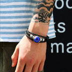 12 Sternzeichen Armband Leuchtendes geflochtenes Design Armband für Männer Frauen Kinder