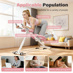 Ab Machine Abdominal Exercise Cruncher Trainer Body Shaper Gym Equipment Trainer