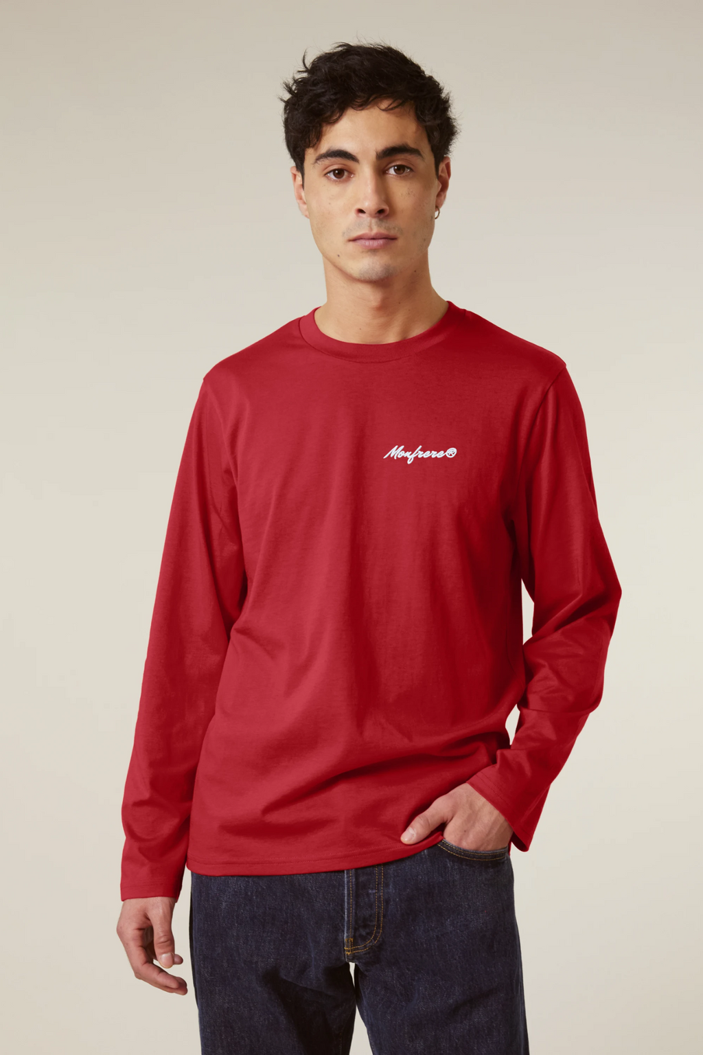 White Label Stick Unisex-Langarmshirt