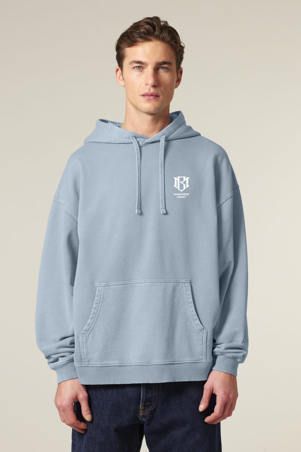 MONFRERE FINE Oversize Garment-Dyed-Hoodie-Sweatshirt