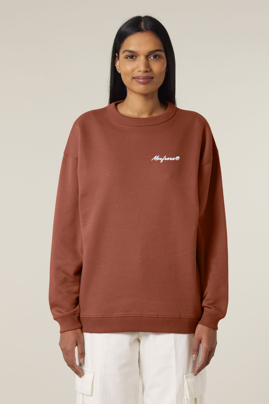 White Label Stick Oversize Damen Crewneck Sweatshirt