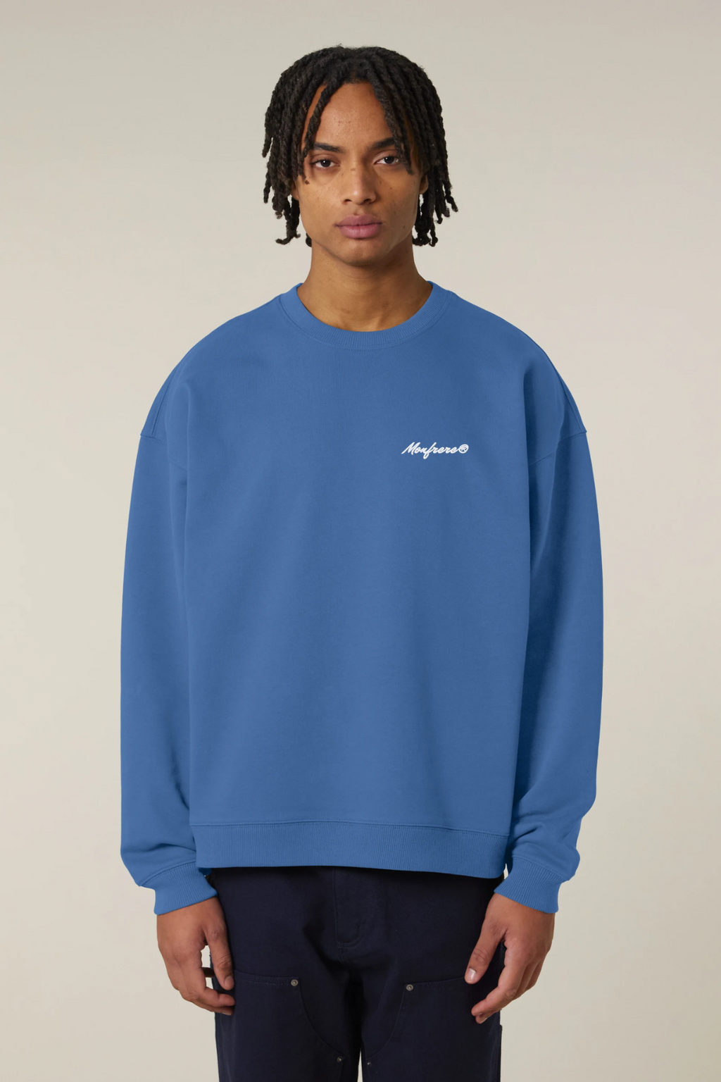 White Label Stick Oversize-Rundhals-Sweatshirt