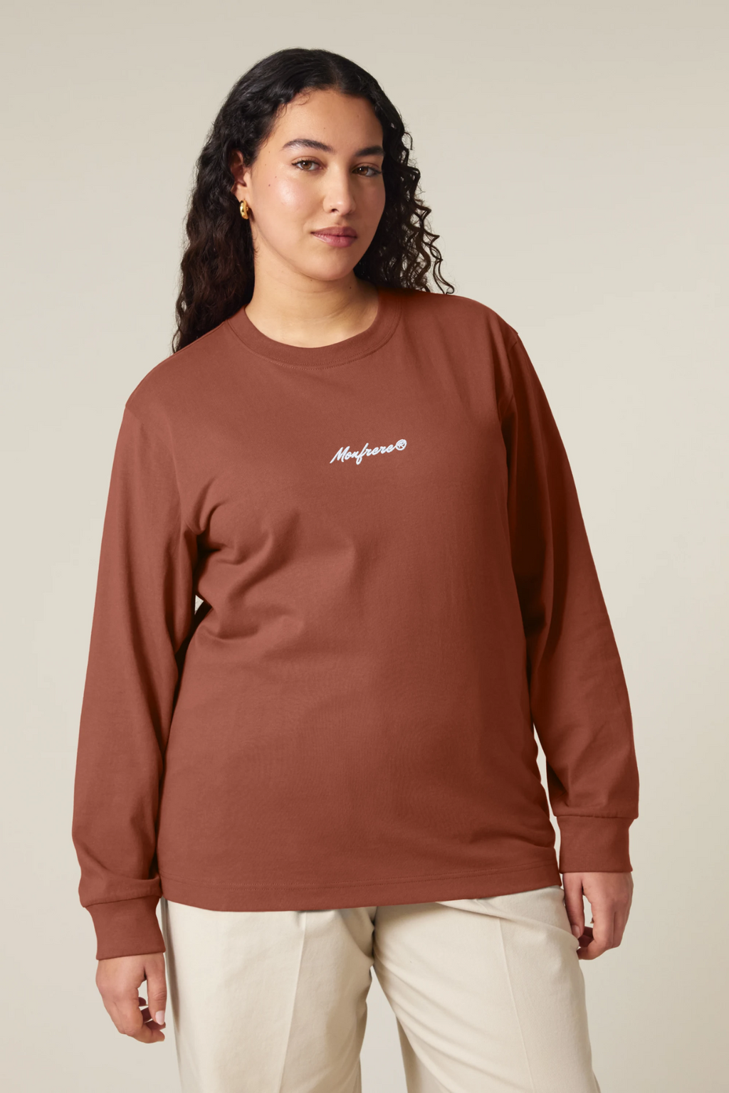 White Label Stick Unisex-Heavy-Weight-Langarmshirt