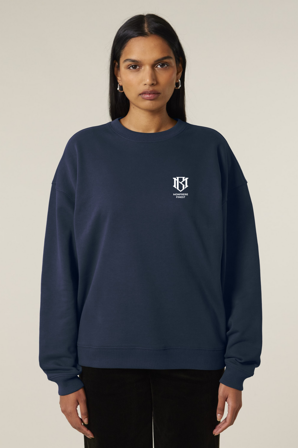 MONFRERE FINE Oversize-Rundhals-Sweatshirt