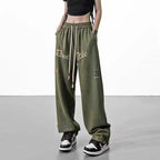 Women's New Fall Straight Green Pants
