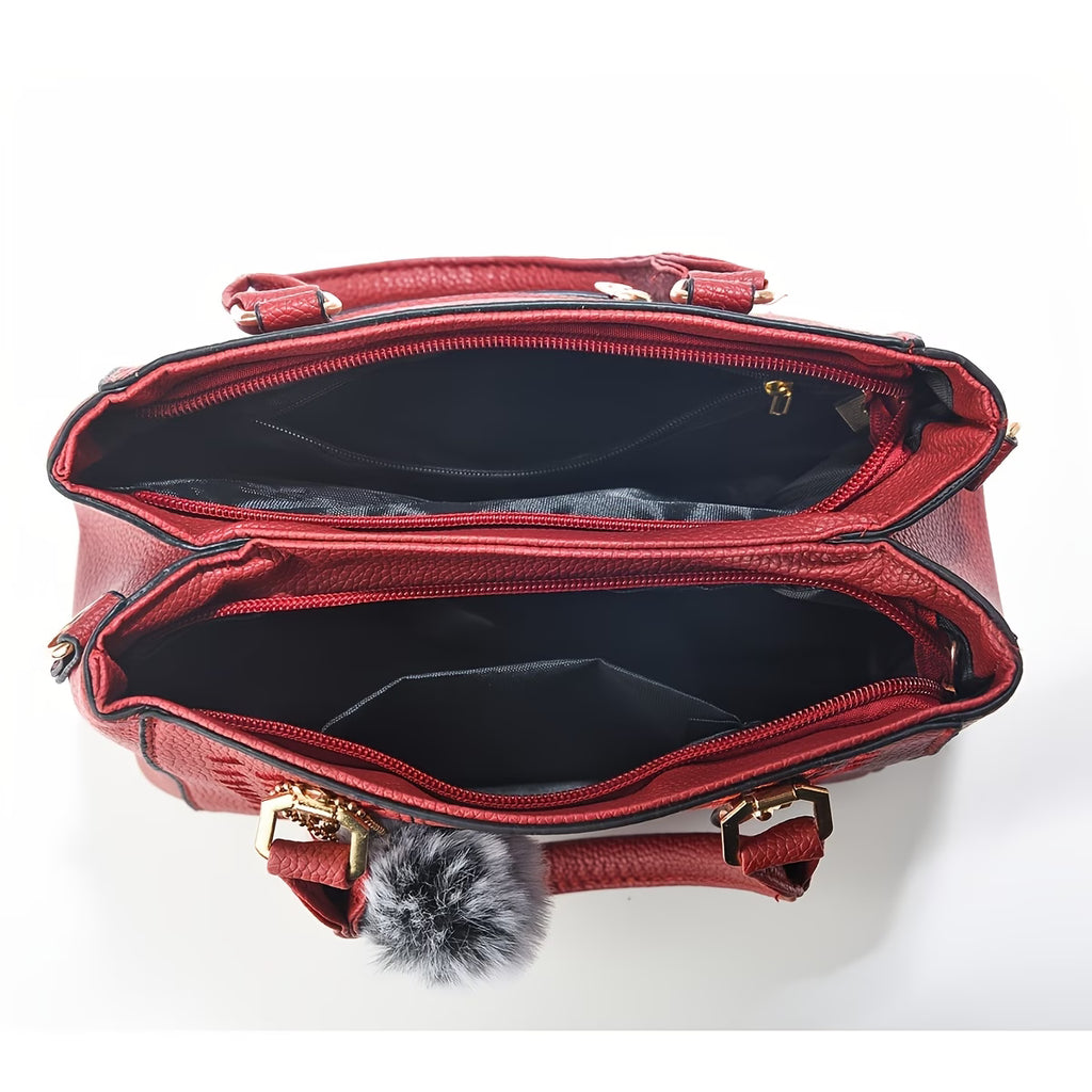 Gesteppte Schultertasche, Ostertasche für Damen