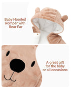 Baby Overall Winter Mit Kapuze Schneeanzug Flanell Strampler Spieler Spielanzug Mit Füße Karikatur Jumpsuit Kleidung 0-3 Monate