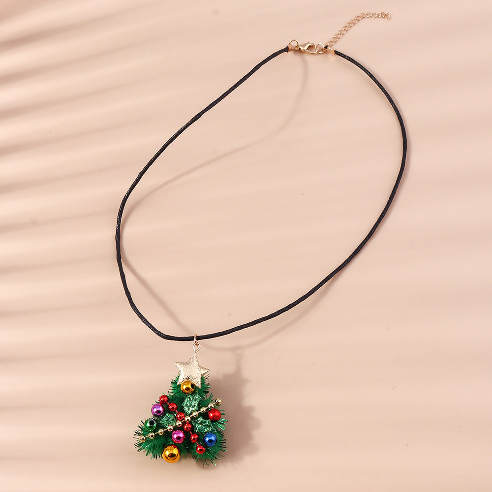 Nouvelles boucles d'oreilles sapin de Noël Boucles d'oreilles en feutre