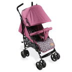 Bemesu Reisebuggy Kompaktkinderwagen mit 360°-Schwenkrädern, Kinderwagen mit 5-Punkt-Gurt, Kinderwagen 360° verstellbare Fahrtrichtung, Kinderbuggy klappbar bis 15kg, 0–3 Jahre, Lila