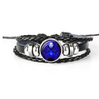 12 Sternzeichen Armband Leuchtendes geflochtenes Design Armband für Männer Frauen Kinder