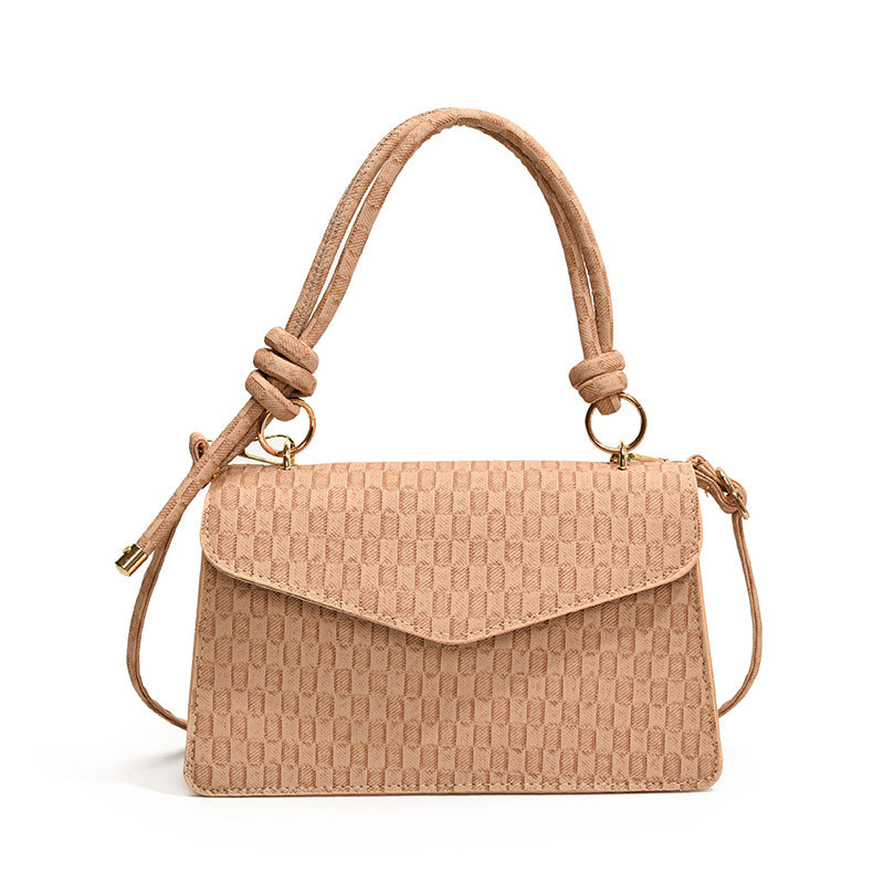 Sac à main mode femme à une épaule de couleur unie