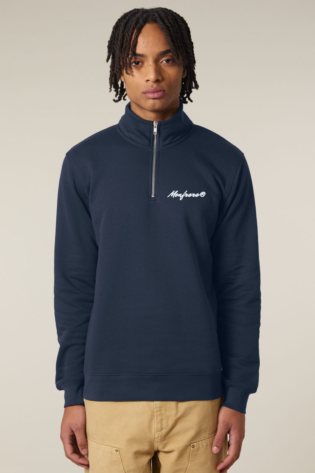 White Label Stick Unisex-Quarter-Zip-Sweatshirt