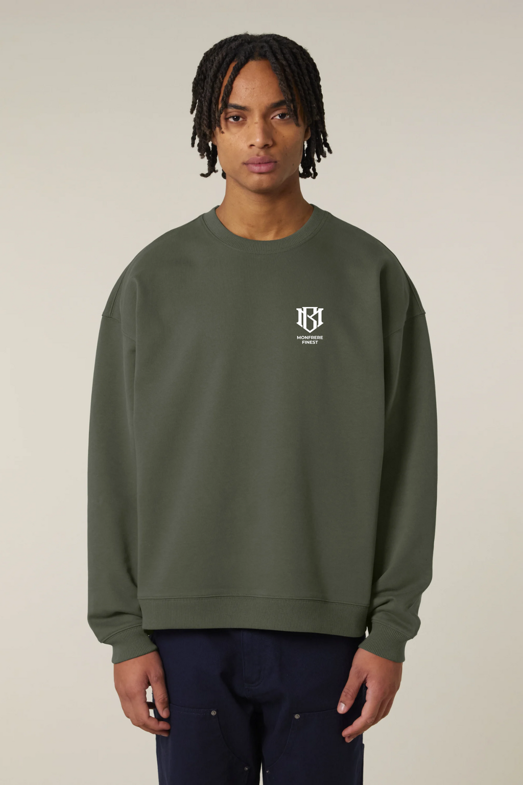 MONFRERE FINE Oversize-Rundhals-Sweatshirt
