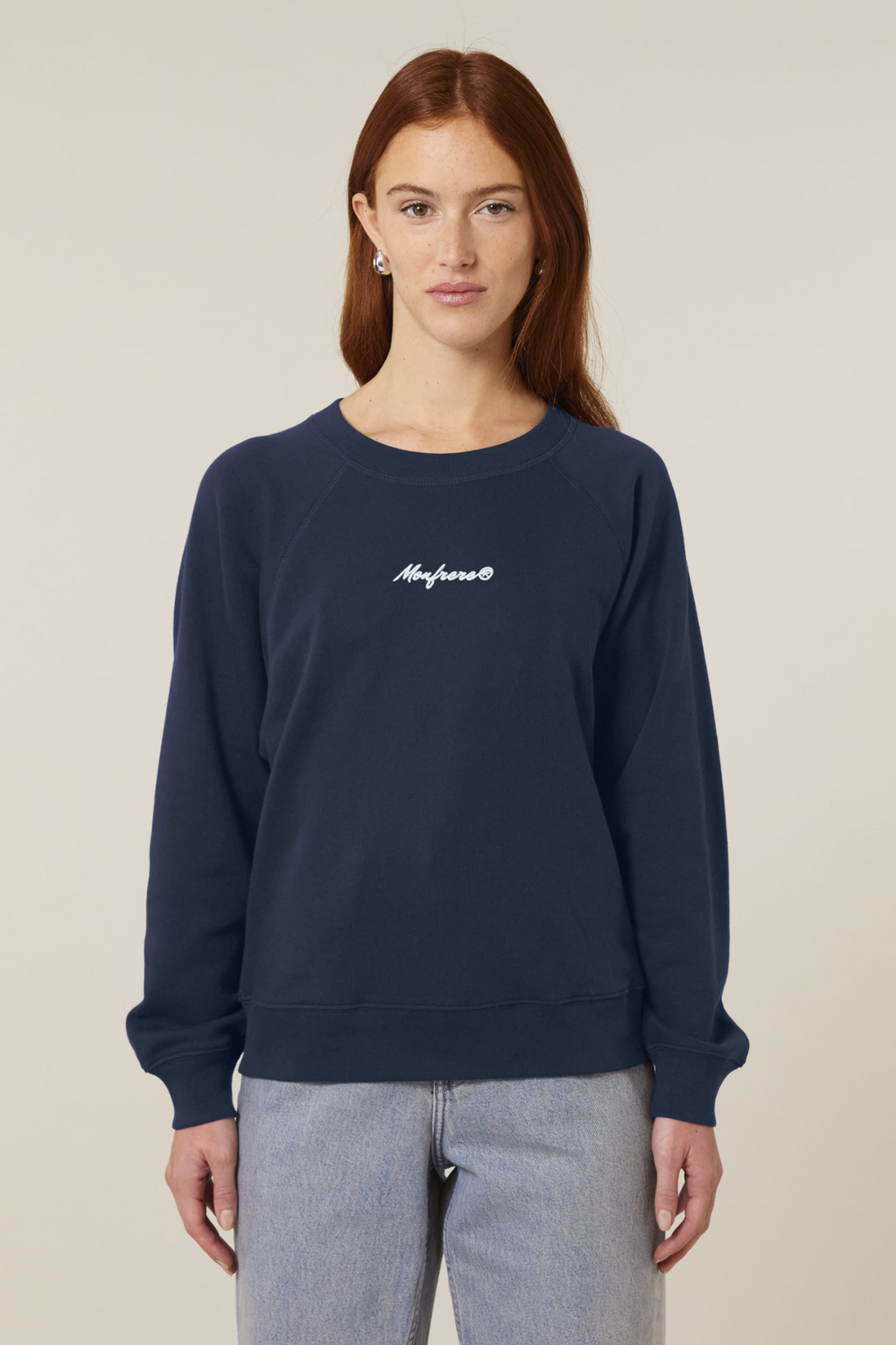 White Label Damen-Raglan-Sweatshirt mit Stickerei