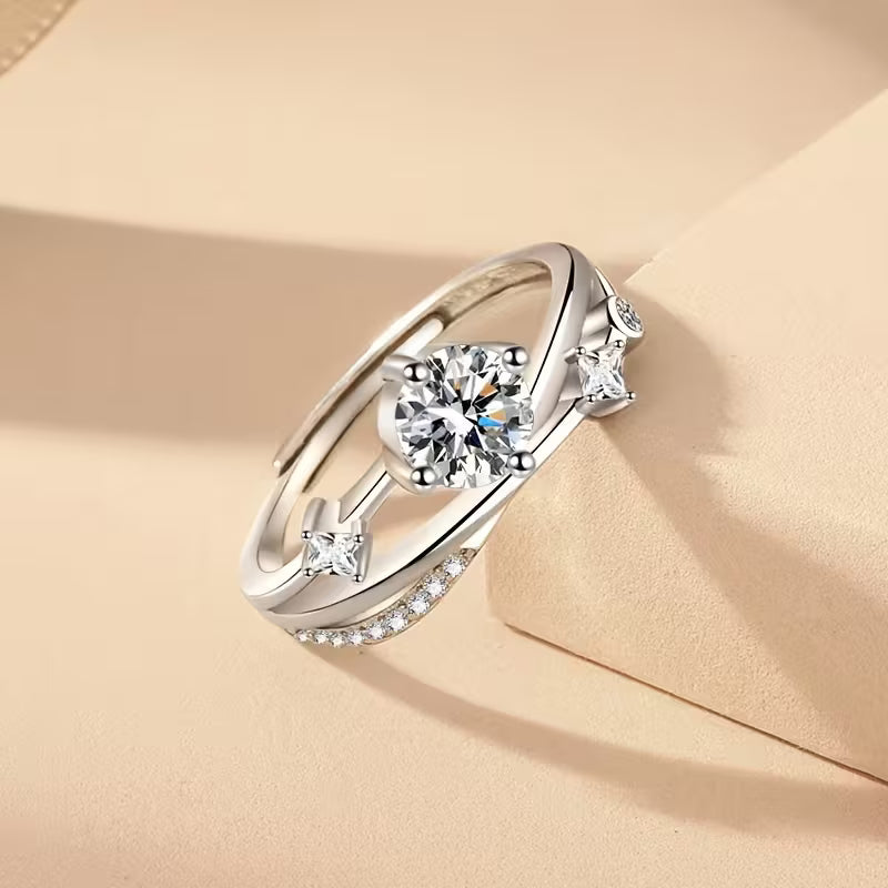 Luxuriös, stilvoll, elegant, offen, verstellbar, kosmischer Sternenhimmel