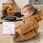 Baby Winter Schneeanzug Baby Strampler, Junge und Mädchen Einteiliger Anzug mit Kapuze, Kleinkind Oberbekleidung Schneeanzug Set Dick und Warm,Blau 3-6 Monate