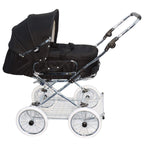 EICHHORN Kinderwagen Kombikinderwagen Komplett-Set, 0-3 Jahre, umbaubar zum Sportwagen, inklusive Babytragetasche, EVA-Rad, marineblau