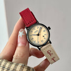 Vintage Chanel-Stil Perlmuttuhr - Luxus-Damenarmbanduhr