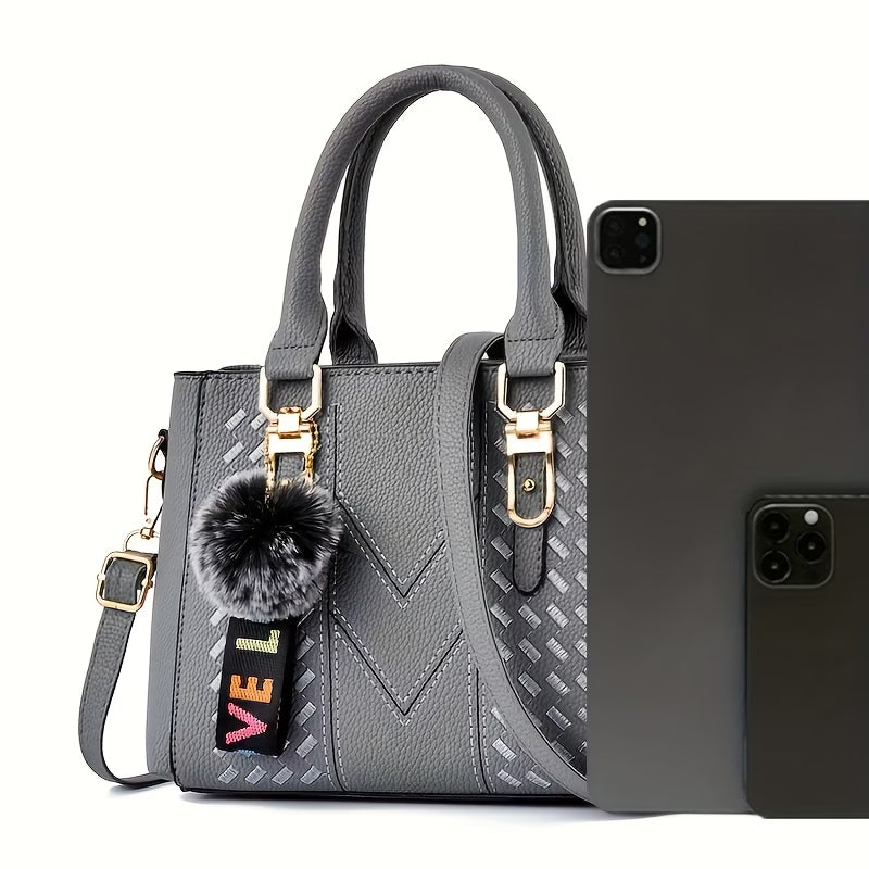 Gesteppte Schultertasche, Ostertasche für Damen