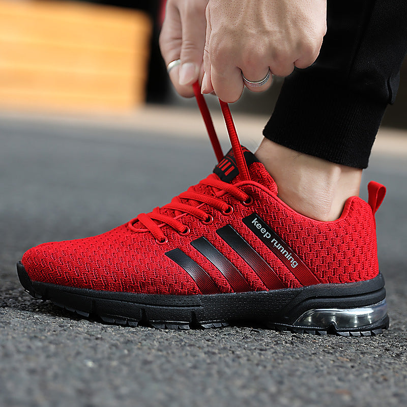 Chaussures de sport couple best-seller Chaussures de course respirantes en mesh pour hommes et femmes en extérieur Chaussures de sport de fitness et de jogging