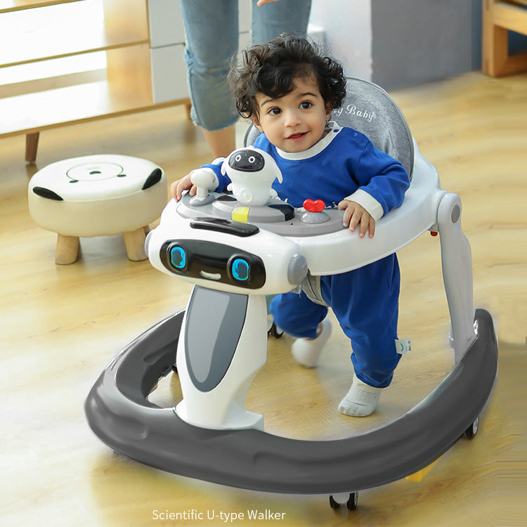 Babywalker Anti-O-Bein Baby Kinder Multifunktionaler Anti-Umfall-Gehwagen