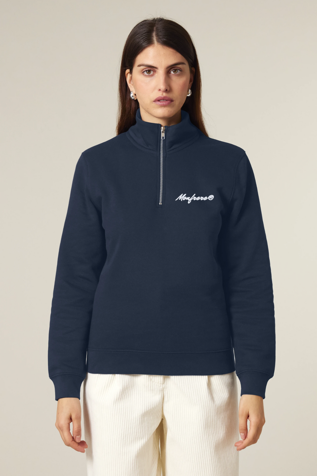 White Label Stick Unisex-Quarter-Zip-Sweatshirt