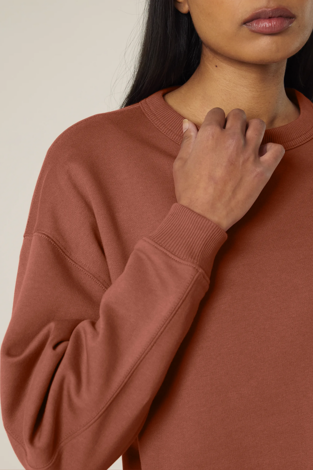 White Label Stick Oversize Damen Crewneck Sweatshirt