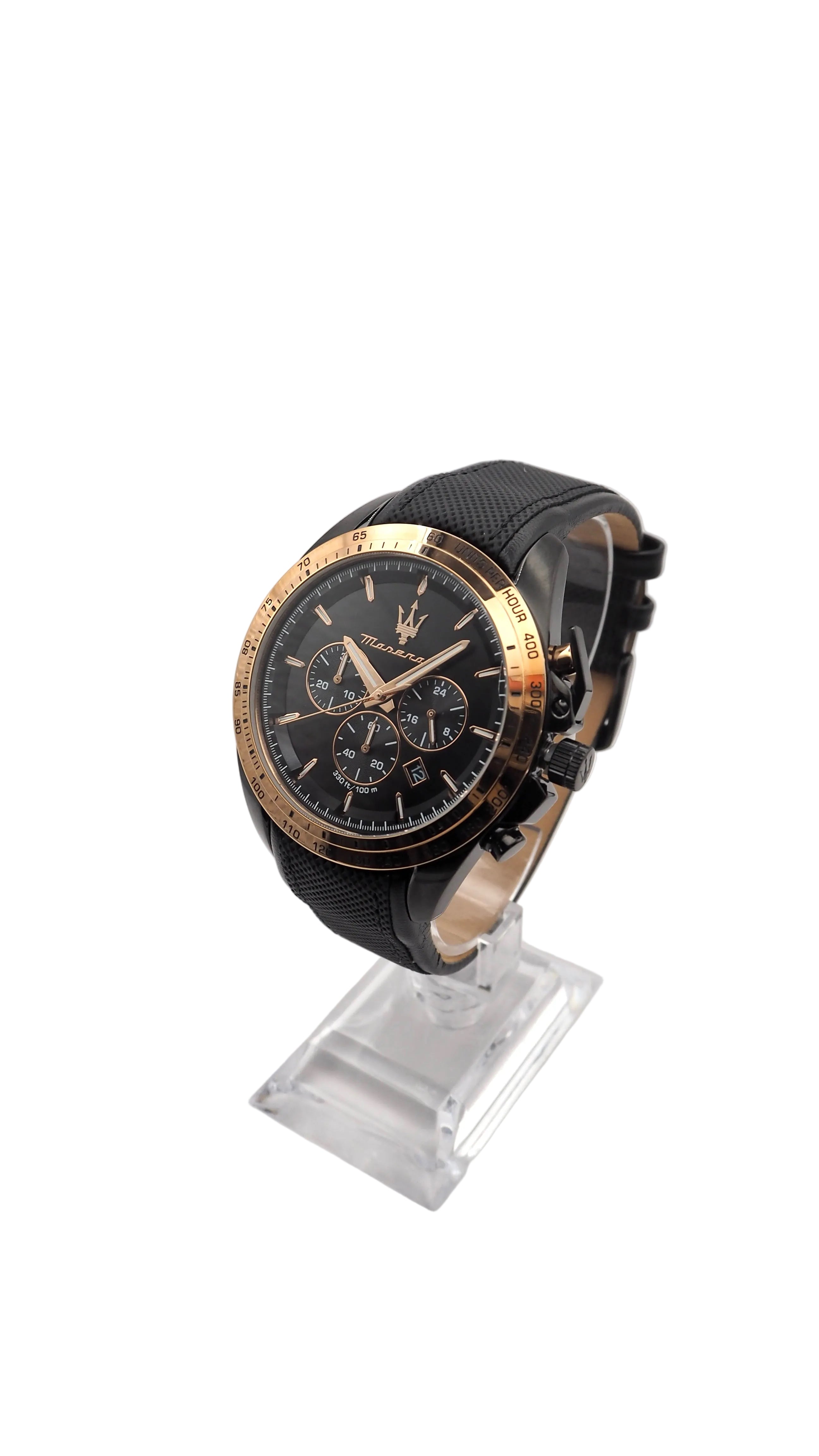 Maserati Traguardo Chronograph R8871612038 Herrenuhr Edelstahl Rosé Gold Neu OVP