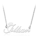 Necklace Alloy Pendant Font Fascinating Pendant Custom Name Necklace Personalized Necklace