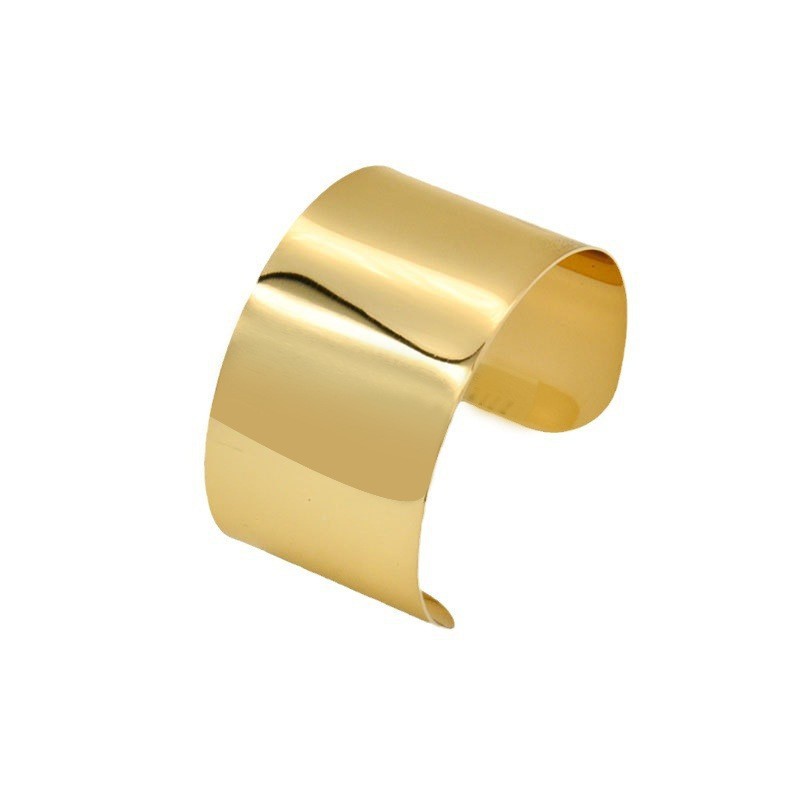 Beliebtes Armband, einfaches, halbkreisförmiges, hohles C-förmiges Armreif, trendiger Allrounder, eleganter Schmuck