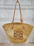 Straw beach bag