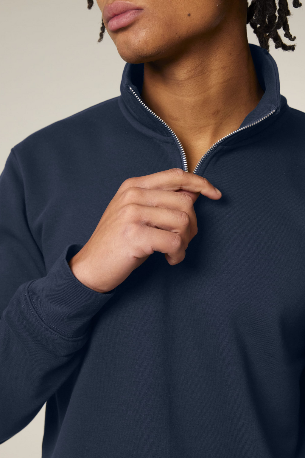 White Label Stick Unisex-Quarter-Zip-Sweatshirt