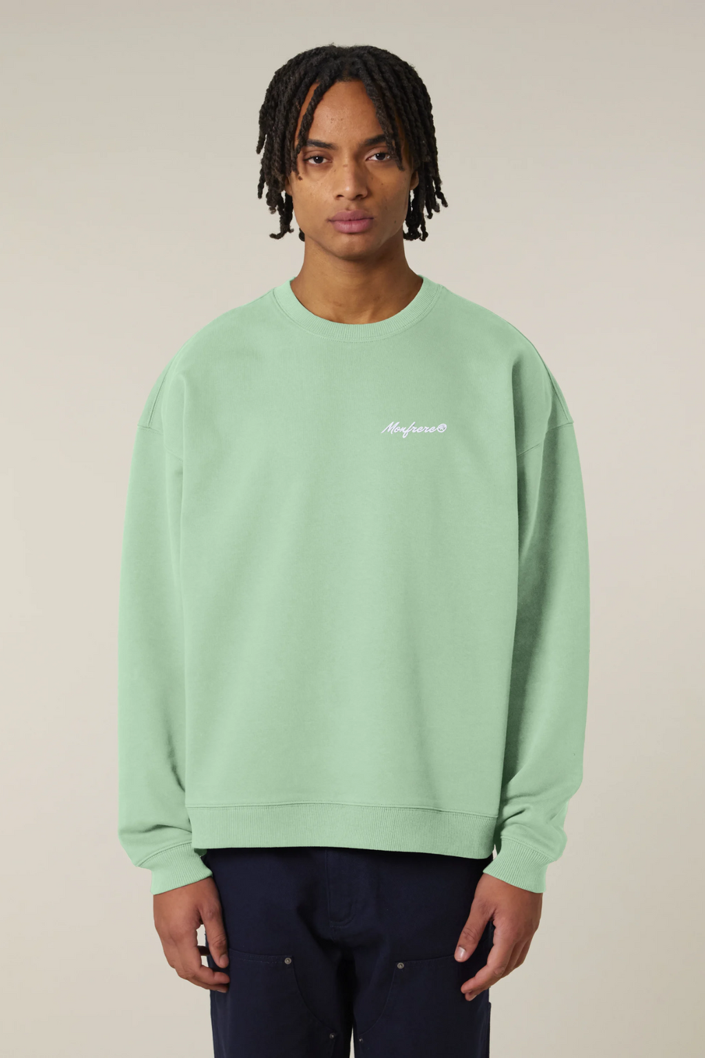 White Label Stick Oversize-Rundhals-Sweatshirt