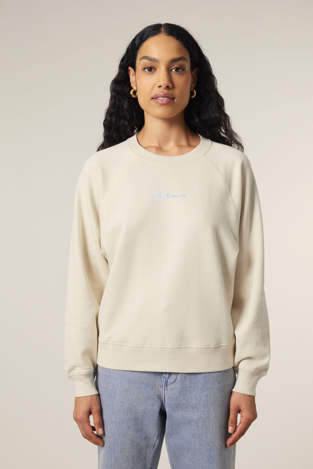 White Label Damen-Raglan-Sweatshirt mit Stickerei