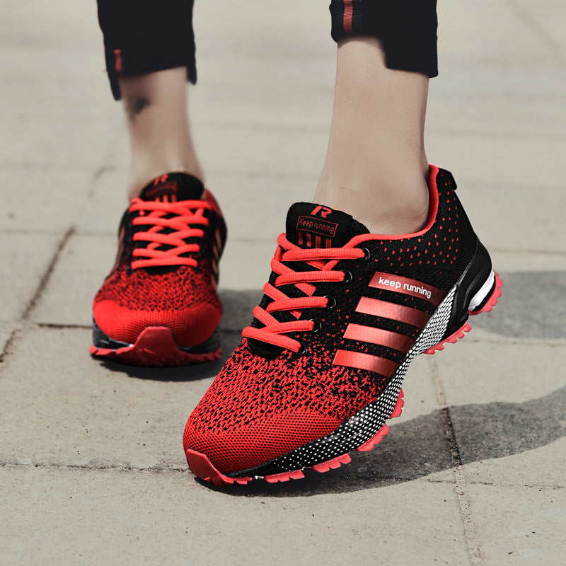 Lässige Atmungsaktive Fly-Woven Mesh-Sneaker