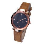 Modische Paare Wassertropfen-geschliffene Diamant-mattierte Lederarmband Quarz Rhombus Uhr für Damen