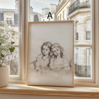 Moderne Vintage Kunst Poster · Geschenkidee · Blumen Porträt Stillleben Klassische Wandkunst · Dekoprint ohne Rahmen