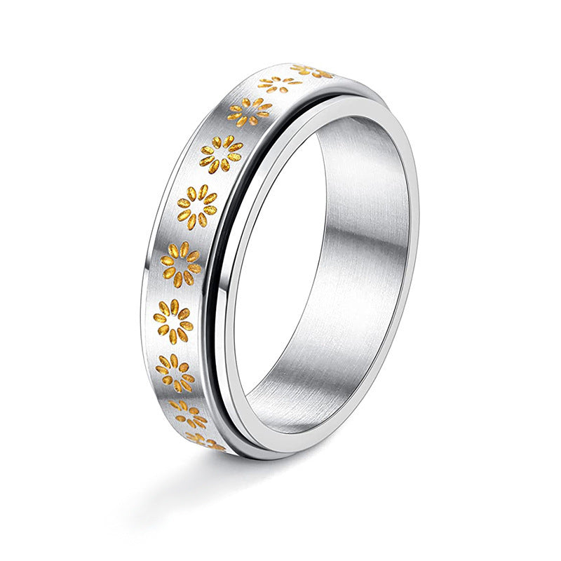 Sunflower Rotating Ring